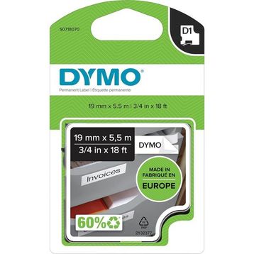 Dymo S0718850 LetraTag Transfer 12 mm x 2 mt Beyaz Renk Etiket Şeriti