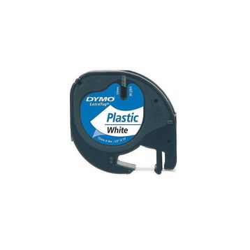 Dymo S0721610 Letratag Beyaz 12 mm X 4 mt Plastik Şerit