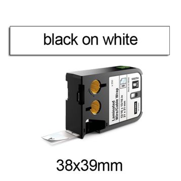 Dymo XTL 1868708 Beyaz/Siyah 38x39 mm 150 LamineTel/Kablo Etiket