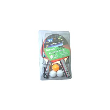 Dynamic 1DYAK8500D 2 Raket 3 Top Set Kırmızı Unisex Masa Tenisi Seti