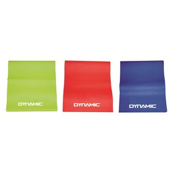 Dynamic Farklı Kalınlık 3'lü Pilates Bant Seti