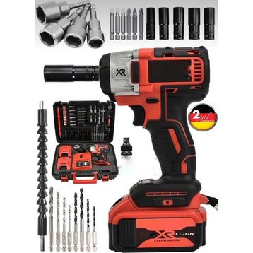 Dynamic Max 128VF Akülü Somun Bijon Sökme Takma Sıkma Kömürsüz Akülü Vidalama Mandren Cırcırlı Matkap