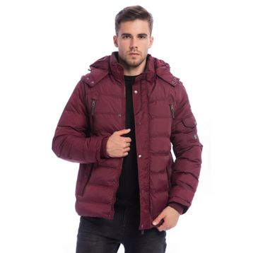 Dynamo 3490 Erkek Bordo Yelek ikisi Bir Arada Su Geçirmez Mont