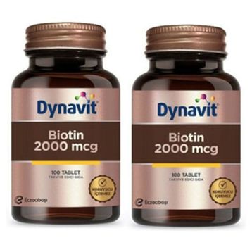 Dynavit Biotin 2000 mcg 2x100 Tablet