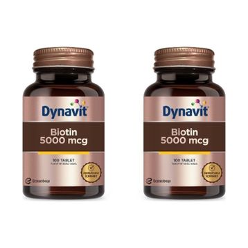 Dynavit Biotin 5000 mcg 100 Tablet
