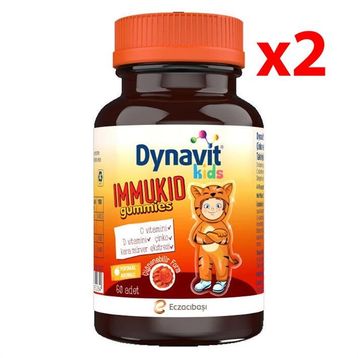 Dynavit Kids Immukid Gummies 2x60 Çiğnenebilir Tablet