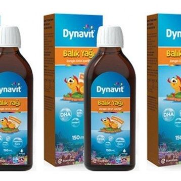 Dynavit Omega-3 Portakal Aromalı 150 ml Şurup