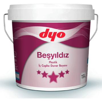 Dyo Beşyıldız 0202 Ilık Maya 10 kg Plastik İç Cephe Duvar Boyası