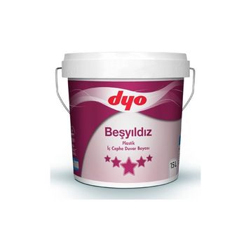 Dyo Beşyıldız 1621 Kaymak Taşı 10 kg Plastik İç Cephe Duvar Boyası