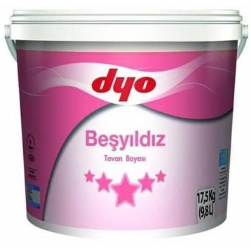 Dyo Beşyıldız 17.5 kg Beyaz Tavan Boyası