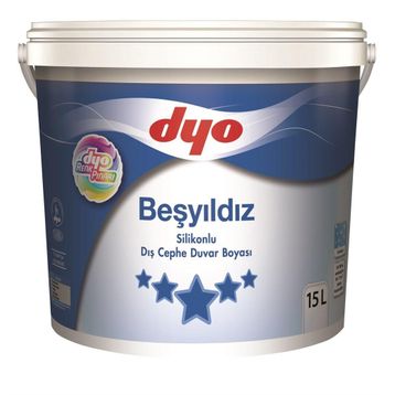 Dyo Beşyıldız 2.5 Lt Yeni Fildişi Silikonlu Mat İç Cephe Boyası