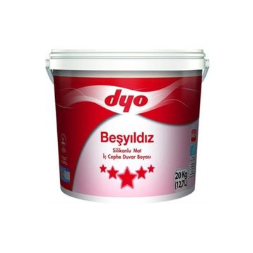 Dyo Beşyıldız Çisenti 7.5 Lt Plastik İç Cephe Boyası