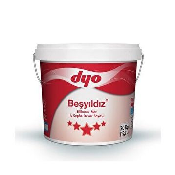 Dyo Beşyıldız Ihlamur 20 kg Silikonlu Mat İç Cephe Boyası