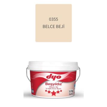 Dyo Beşyıldız Kemik Beyazı 3.5 kg Silikonlu Mat İç Cephe Duvar Boyası