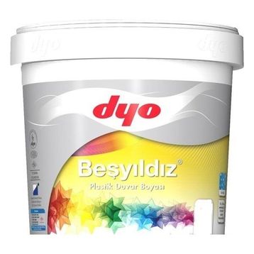 Dyo Beşyıldız Mine 20 kg Silikonlu Mat İç Cephe Duvar Boyası