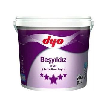 Dyo Beşyıldız Mine 20 kg Silikonlu Mat İç Cephe Duvar Boyası