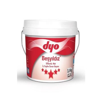 Dyo Beşyıldız Yeni Çağıl 3.5 kg Silikonlu Mat İç Cephe Duvar Boyası