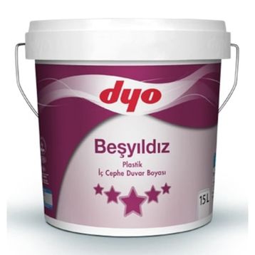 Dyo Beşyıldız Yeni Yakamoz 20 kg Silikonlu Mat İç Cephe Duvar Boyası