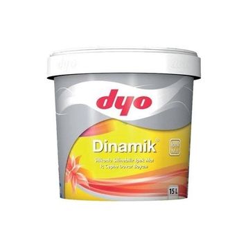 Dyo Dinamik 0001 Beyaz 2.5 lt Silikonlu Soft Mat İç Cephe Duvar Boyası