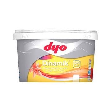 Dyo Dinamik 0542 Rozet Gümüşü 2.5 lt Silikonlu İpek Mat İç Cephe Duvar Boyası