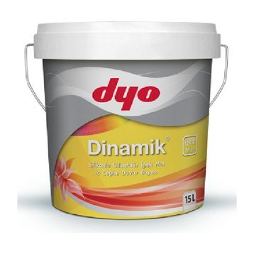 Dyo Dinamik 0542 Rozet Gümüşü 2.5 lt Silikonlu İpek Mat İç Cephe Duvar Boyası