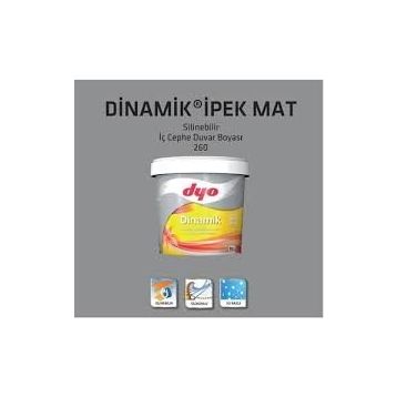 Dyo Dinamik 0542 Rozet Gümüşü 2.5 lt Silikonlu İpek Mat İç Cephe Duvar Boyası