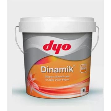 Dyo Dinamik 15 lt Beyaz Silikonlu Mat İç Cephe Boyası