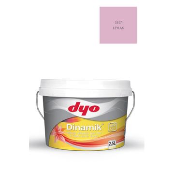 Dyo Dinamik 1917 Leylak 2.5 lt Silikonlu Silinebilir İpek Mat İç Cephe Duvar Boyası