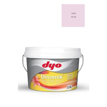 Dyo Dinamik 4348 Yalın 2.5 lt Silikonlu İpek Mat İç Cephe Duvar Boyası