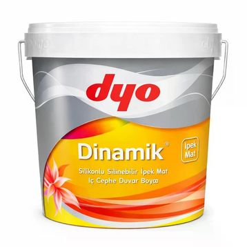 Dyo Dinamik Beyaz 7.5 lt Silikonlu Ipek Mat İç Cephe Boyası