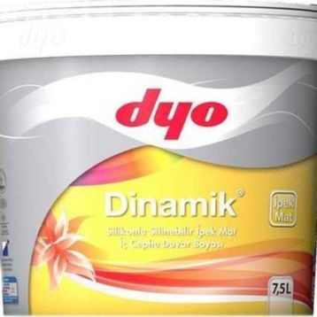 Dyo Dinamik İpekmat 7,5 lt Beyaz İç Cephe Boyası
