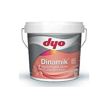 Dyo Dinamik Soft Mat Beyaz 7,5 lt İç Cephe Boyası