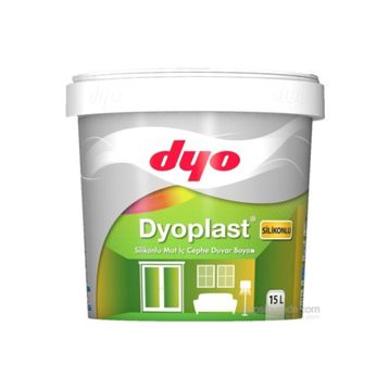 Dyo Dyoplast Buz Gümüşü 15 lt Silikonlu Mat İç Cephe Duvar Boyası