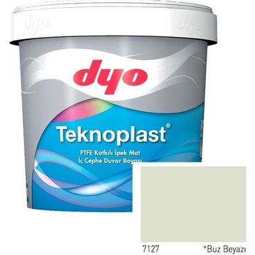 Dyo Teknoplast Buz Beyazı 7.5 lt PTFE Katkılı İpek Mat İç Cephe Duvar Boyası