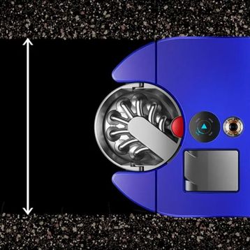 Dyson 360 Vis Nav Mavi/Nikel Robot Süpürge