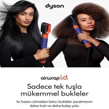 Dyson Airwrap I.d. Kıvırcık Bukleli Vinca Mavisi Topaz Saç Şekillendirme Kurutma Seti