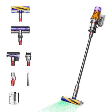 Dyson V12 Detect Slim Absolute Şarjlı Dikey Süpürge Teşhir -Outlet
