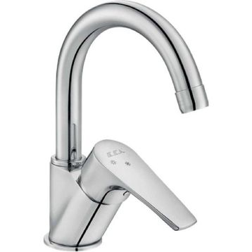 E.C.A 102188054 Niobe Kuğu Krom Lavabo Bataryası