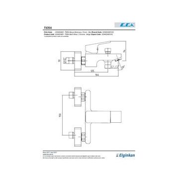 E.C.A 103402469 Tiera Banyo Bataryası