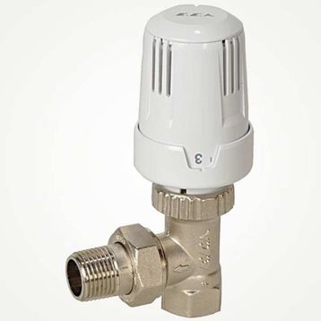 E.C.A 602120531 1/2 Köşe Termostatik Vana