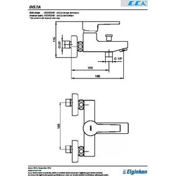 E.C.A Delta Banyo Bataryası