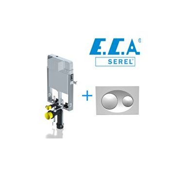 E.C.A Serel Smooth Asma Klozet Gömme Rezervuar ve Panel
