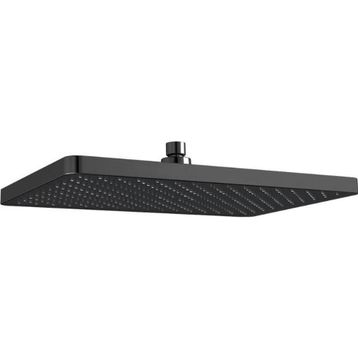 E.C.A. Tiera Plus 36x24 Mat Siyah Dikdörtgen Banyo Duş Başlığı