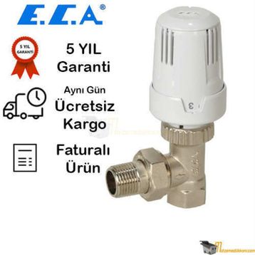 E.C.A TRV3 Termostatik Radyatör Köşe Valfi