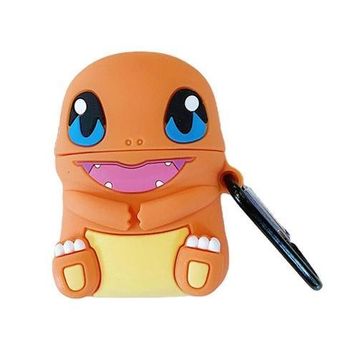 E2M Charmander Turuncu AirPods 1-2 Kılıfı