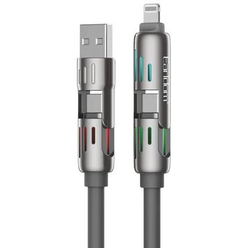 Earldom IC02 4in1 240W Type-C to Type-C Ekstra 2.4A USB