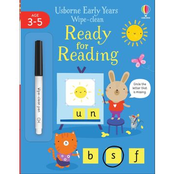 Early Years Wipe Clean Ready For Reading-Usborne Publishing
