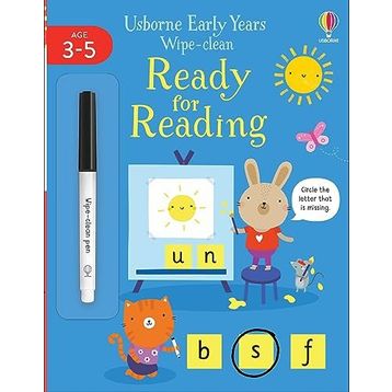 Early Years Wipe Clean Ready For Reading-Usborne Publishing