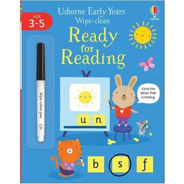 Early Years Wipe Clean Ready For Reading-Usborne Publishing