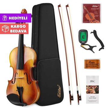 Eastar Eva-330 4/4 Solid Wood 2 Arşe Hediyeli Keman Seti